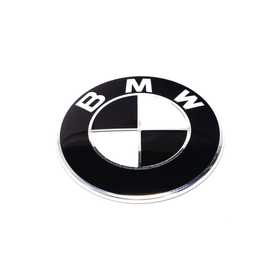 Emblex BMW Style Stealth Black / White Front Badge Emblem 82mm for BMW F-Series M2 F87 M3 F80 M4 F82 & 1 2 3 4 Series F20 F22 F30 F32 - MODE Auto Concepts