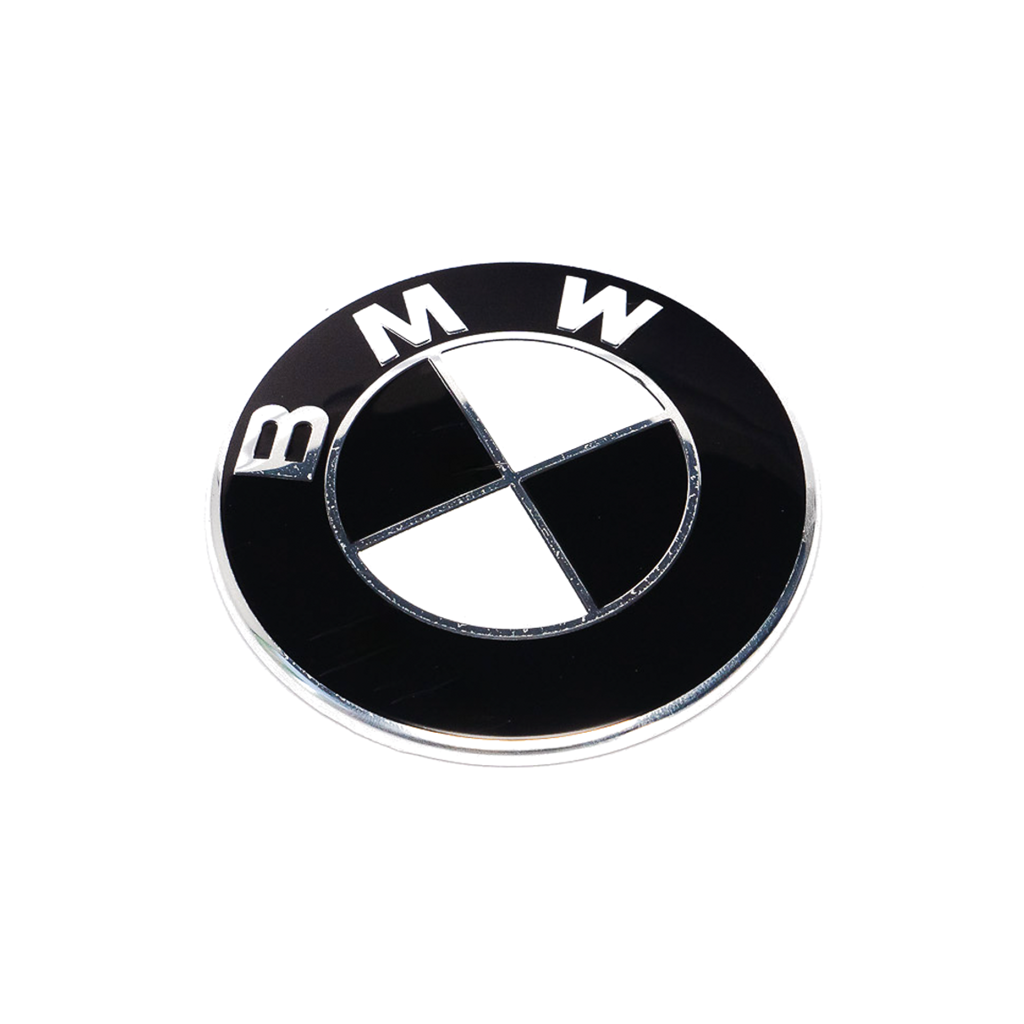 Exon BMW Style Stealth Emblème d'insigne avant noir/blanc pour BMW E &amp; F-Series M2 F87 M3 F80 M4 F82 M5 F10 M6 F12 F13 &amp; 1 2 3 4 5 6 Series F20 F22 F30 F32 - 0