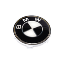Emblex BMW Style Stealth Black / White Wheel Center Cap 68mm for BMW 1 2 3 4 5 6 7 8-Series 1M M2 M3 M4 X5M X6M Z3 Z4 Z8 - MODE Auto Concepts