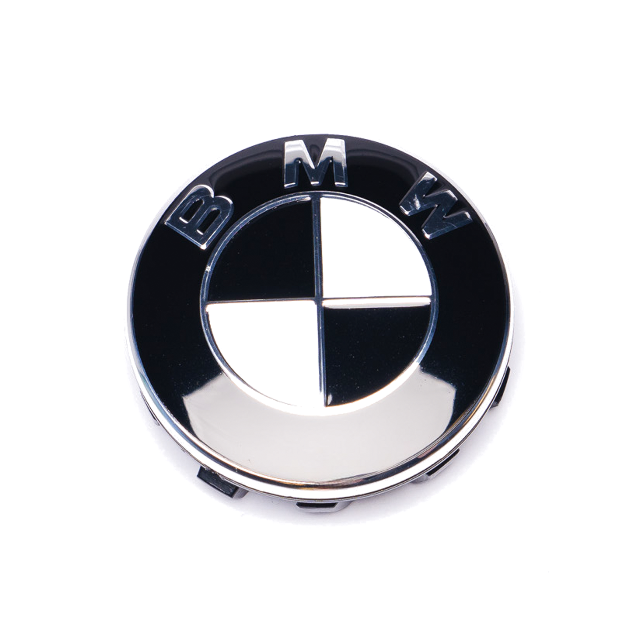 Tapa central de rueda Exon BMW Style Stealth negra/blanca para BMW 1 2 3 5 7 8 X1 X2 X3 X4 X5 X6 X7