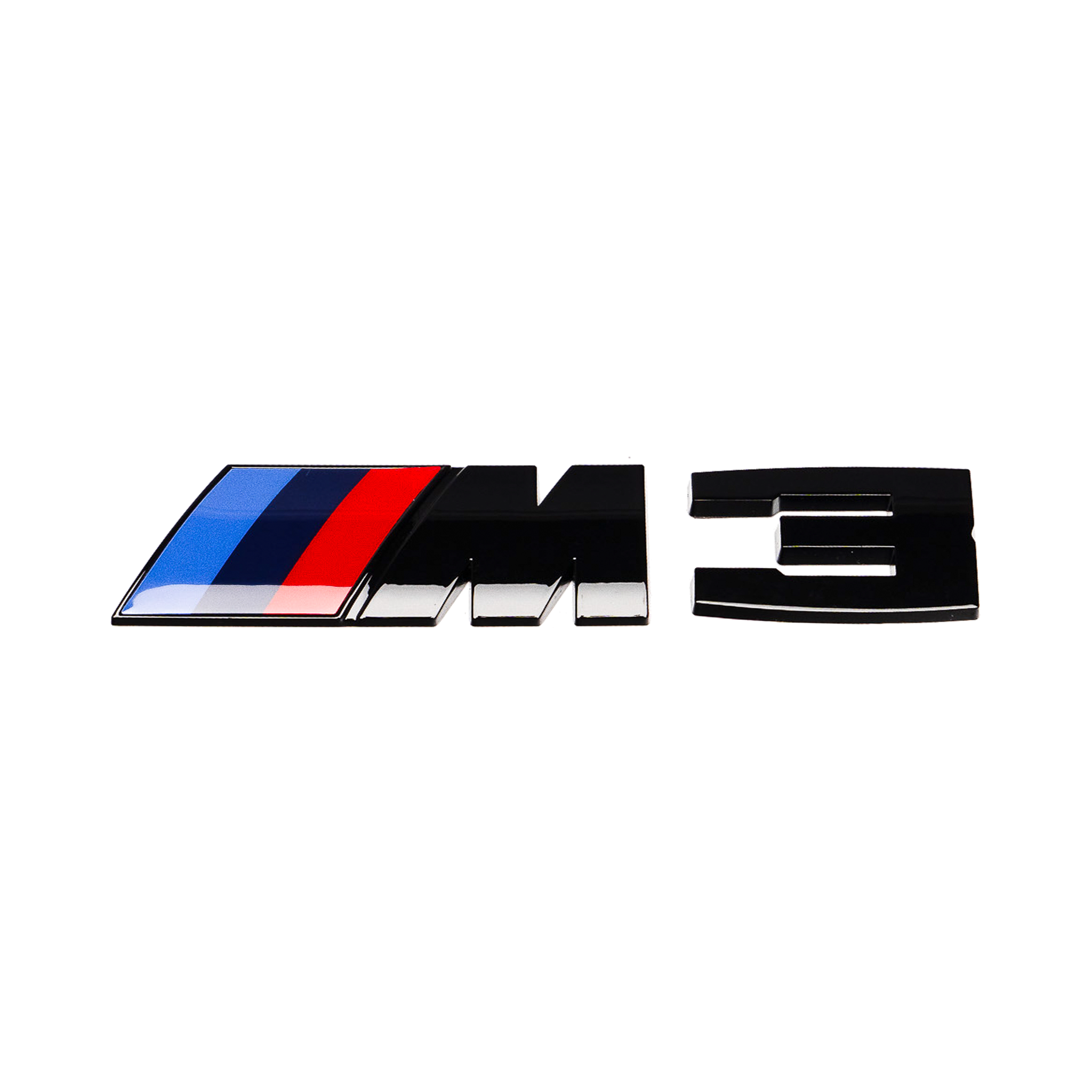 Emblema Exon Gloss Black M3 Badge Trunk para BMW M3 F80