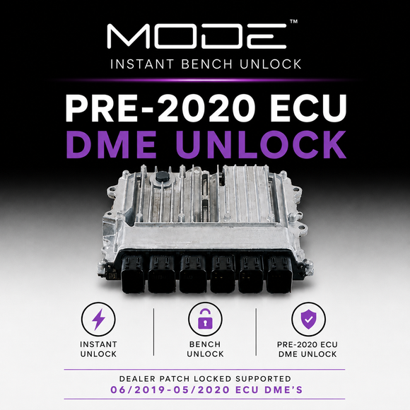 MODE Pre-2020 Bench Unlock Service for MINI DME B46 & B48 Cooper Clubman Countryman S JCW (Dealer Patch Locked or 06/2019-05/2020)
