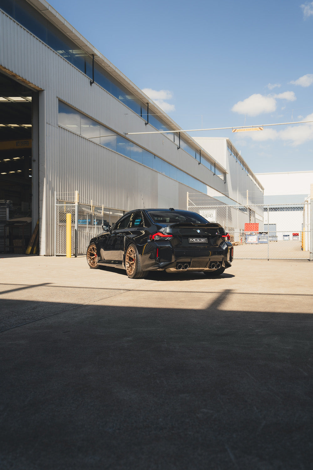 Exon Gloss Black M Performance Style Side Winglet Splitters for BMW M2 G87 - MODE Auto Concepts