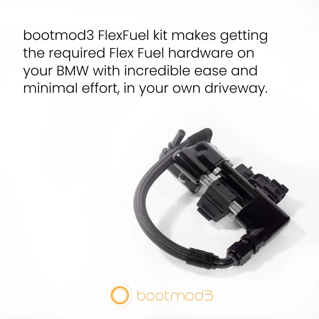 Bootmod3 bm3 Flex Fuel Kit pour B58 G-Series Gen 1 BMW M240i G42 M340i G20 M440i G22 540i G30 X3 M40i G01 X4 M40i G02 - Analyseur de contenu d'éthanol activé CANBUS (ECA) 