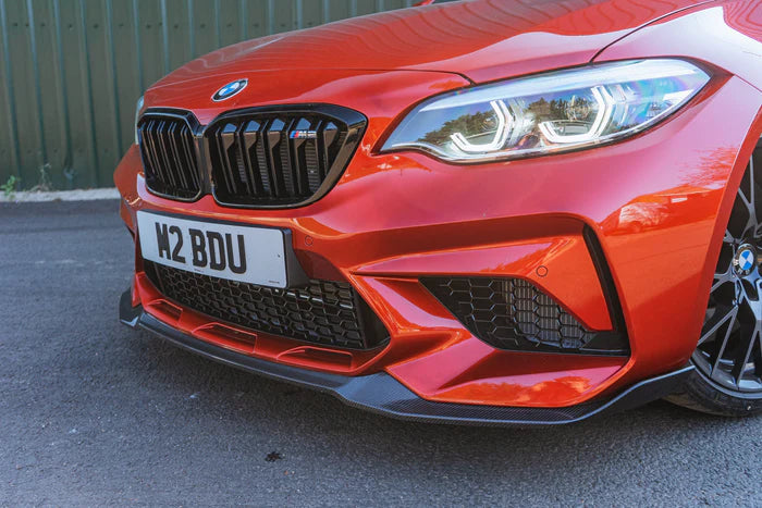 Carbon Pre-Preg CS Style Front Splitter for BMW M2 Competition F87 (19-21) - 0