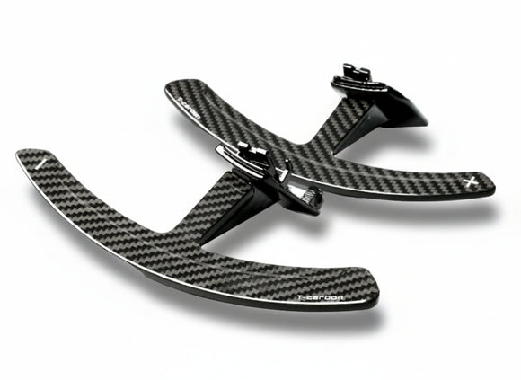 Palancas de cambio de paleta de repuesto completas de fibra de carbono MODE PDK para Porsche 