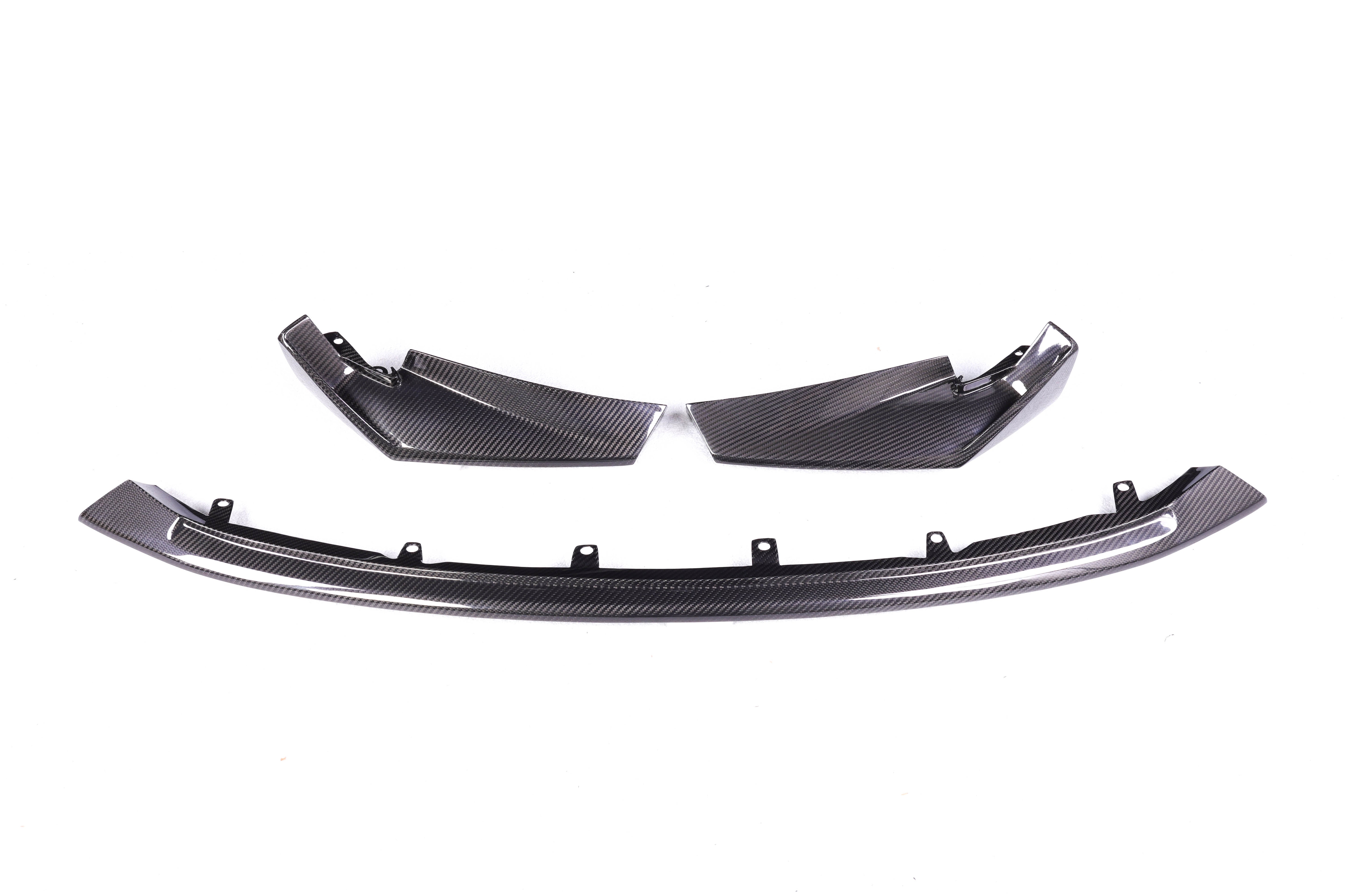 Carbon Pre-Preg CS CSL Style Front Splitter for BMW M3 G80 G81 M4 G82 G83 - 0