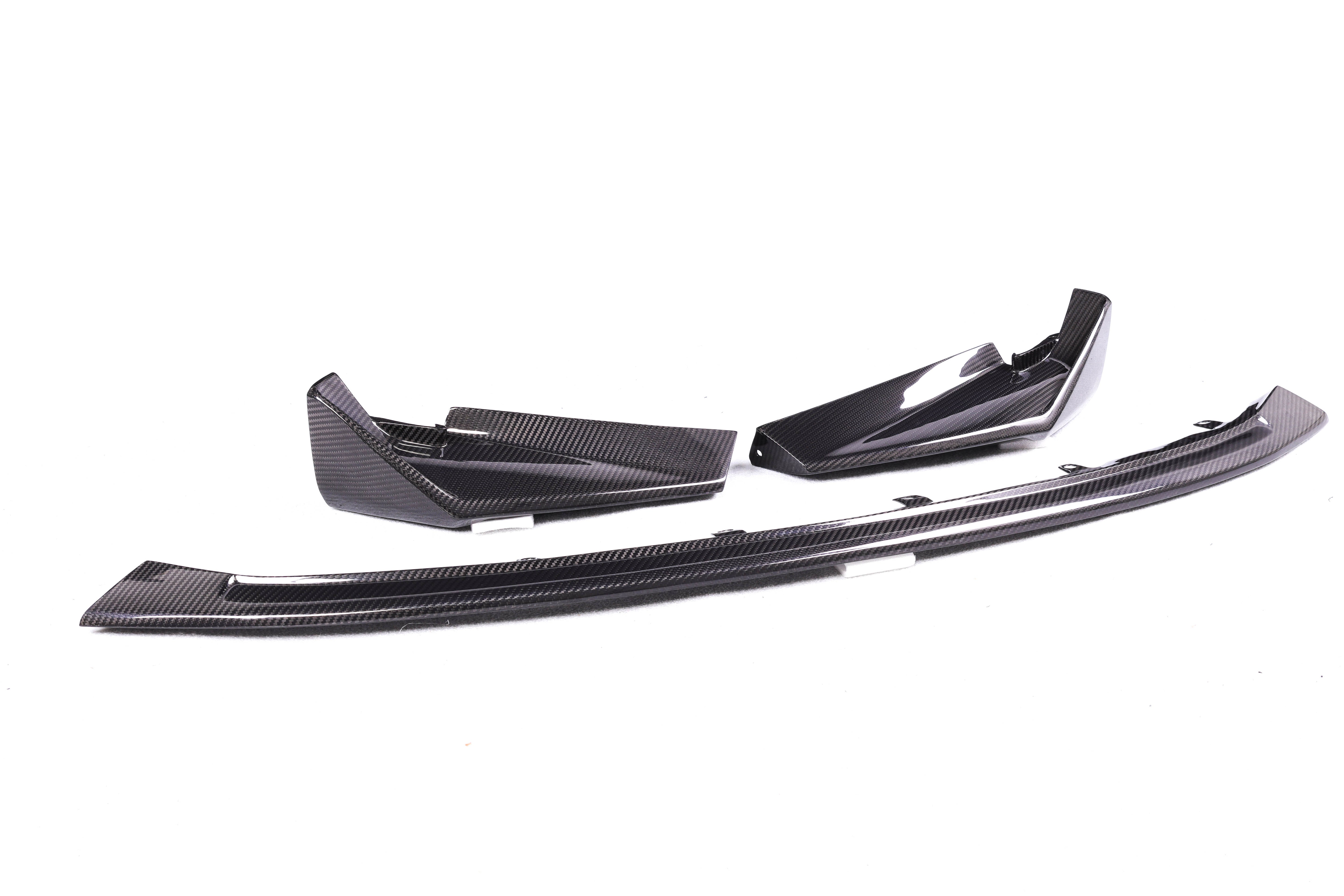 Carbon Pre-Preg CS CSL Style Front Splitter for BMW M3 G80 G81 M4 G82 G83
