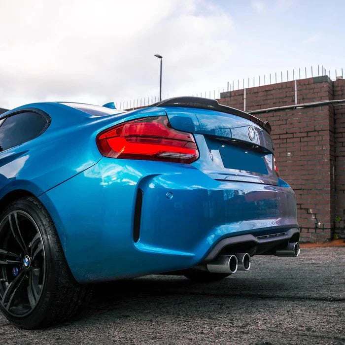 Carbon Pre-Preg CS Style Trunk Lip Spoiler for BMW M2 inc. Comp F87 & 2-Series F22