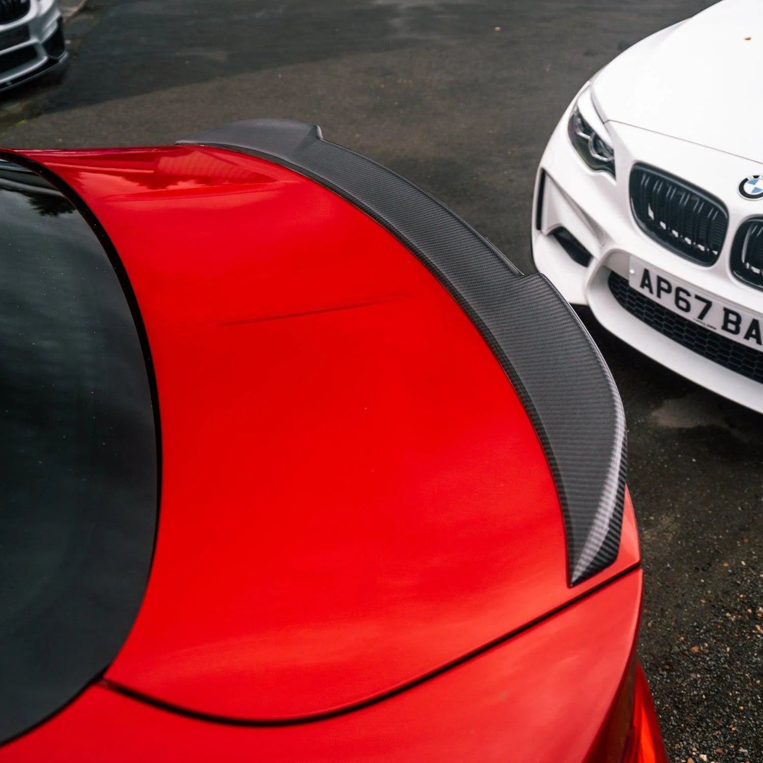Carbon Pre-Preg CS Style Trunk Lip Spoiler for BMW M4 F82 F83