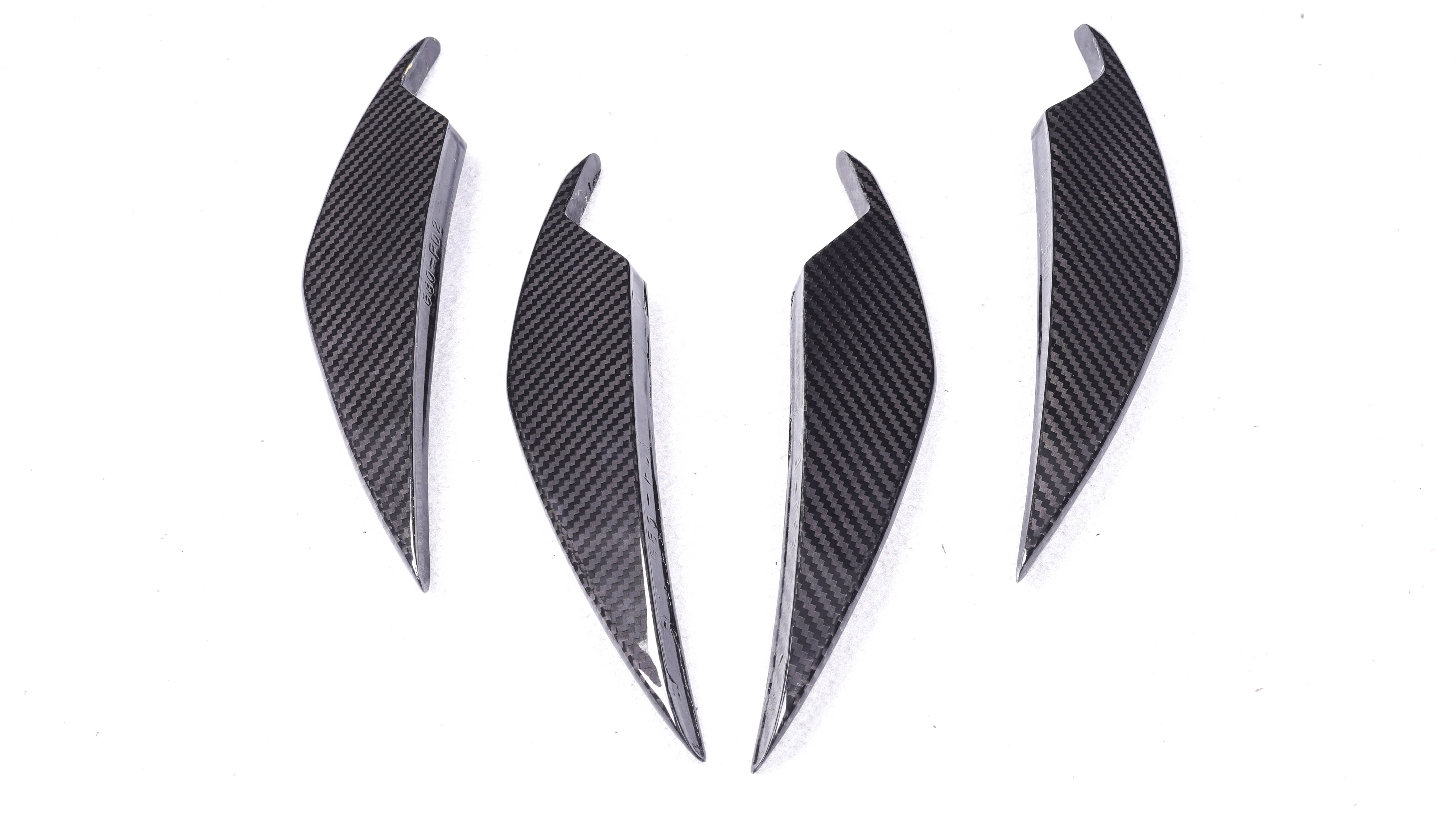 Carbon Pre-Preg AC Style Front Bumper Canards for BMW M3 G80 G81 M4 G82 G83