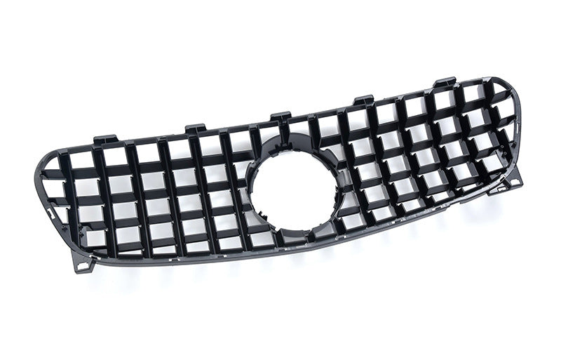 Exon Gloss Black Panamericana GT Style Grille for Mercedes Benz GLA-Class & GLA45 AMG X156 Facelift (17-19) - 0