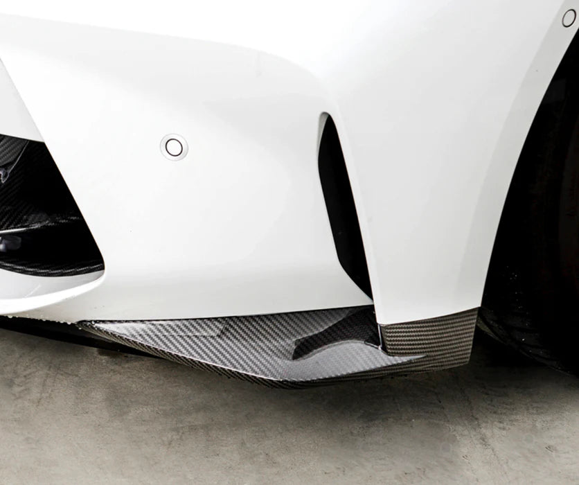 Carbon Pre-Preg Front Side Splitter for BMW M3 G80 G81 M4 G82 G83