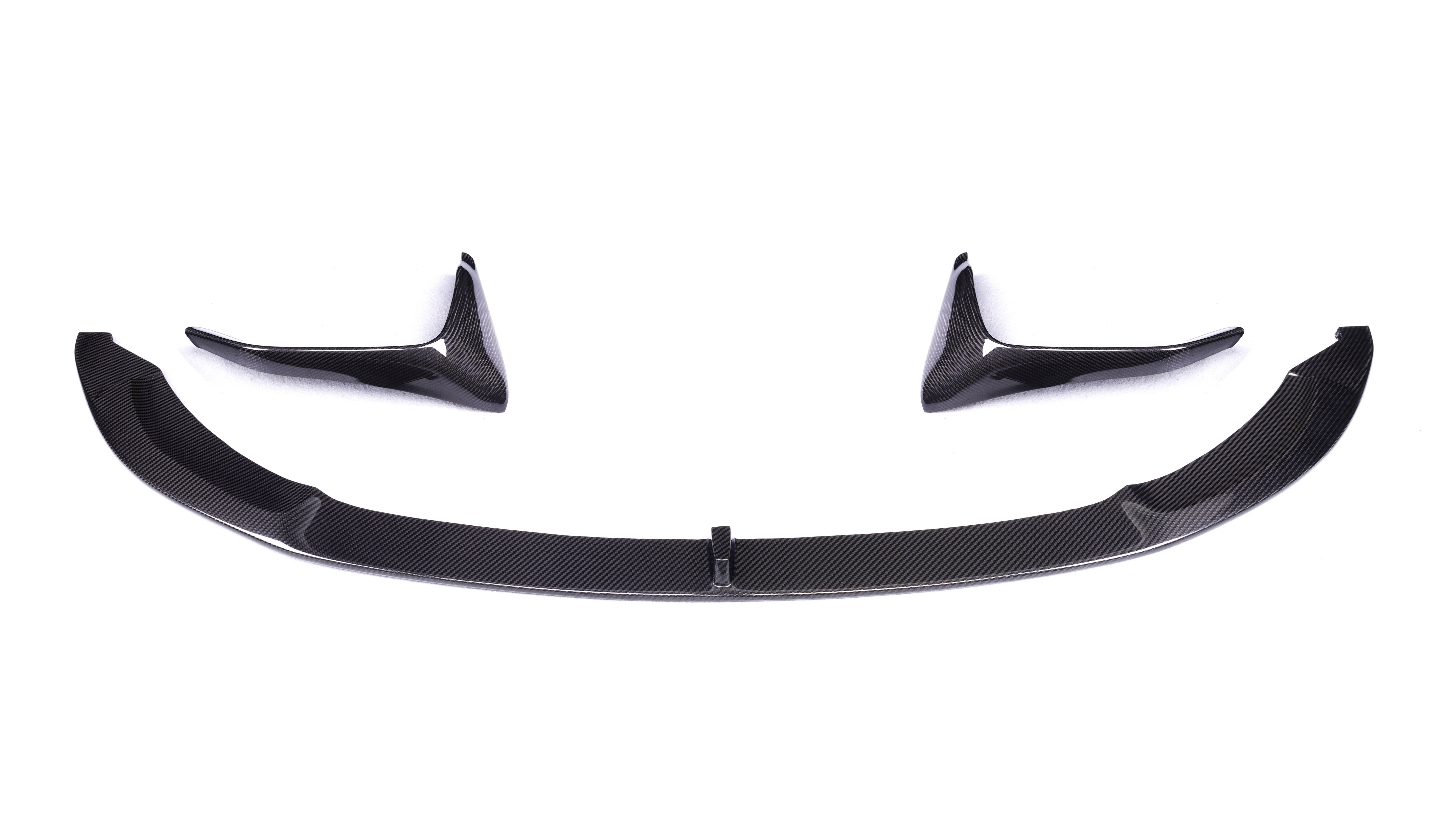 Carbon Pre-Preg M Performance Style Front Splitter for BMW M3 F80 M4 F82 F83 (3-Pieces)