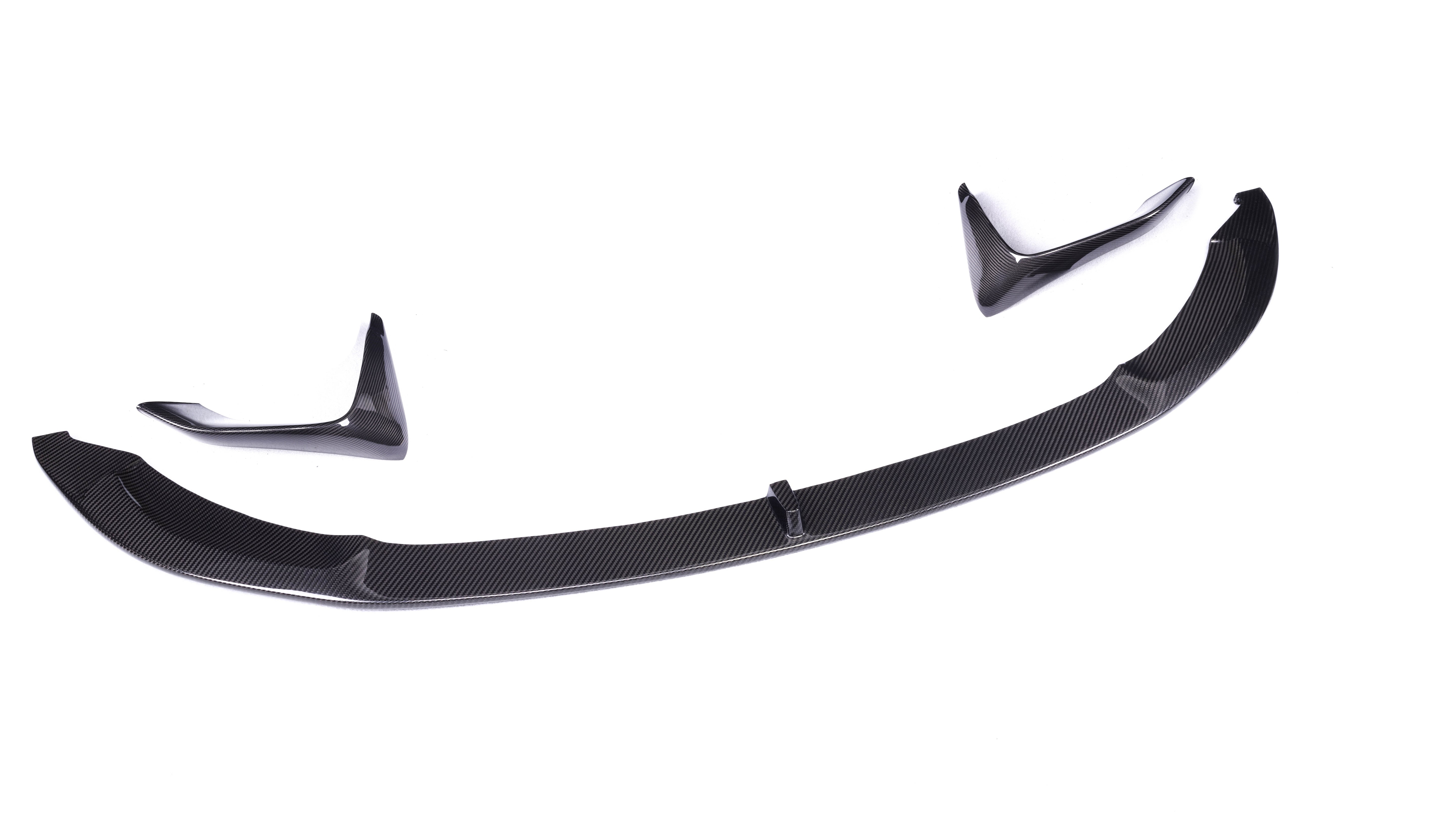 Carbon Pre-Preg M Performance Style Front Splitter for BMW M3 F80 M4 F82 F83 (3-Pieces)