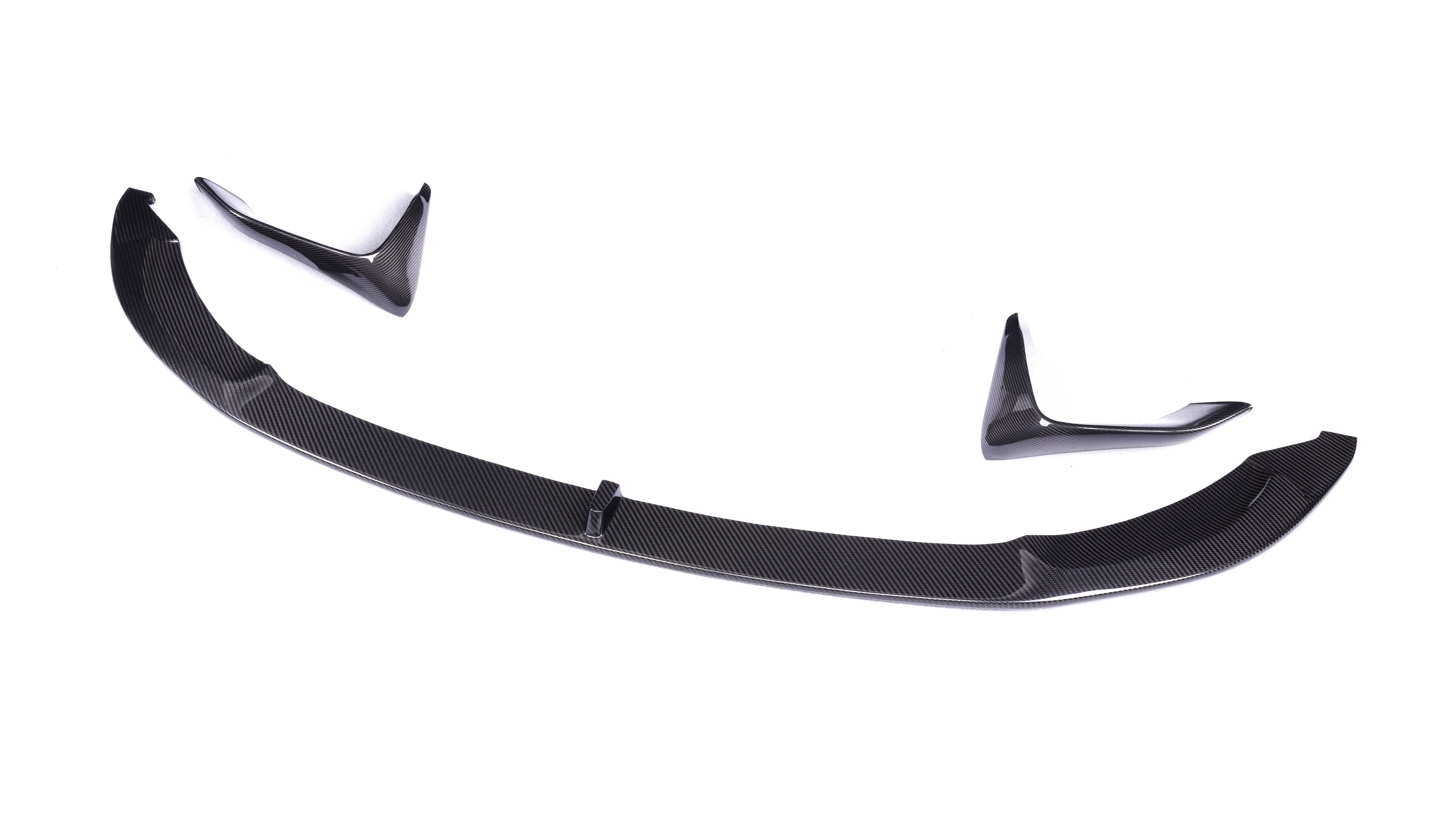 Carbon Pre-Preg M Performance Style Front Splitter for BMW M3 F80 M4 F82 F83 (3-Pieces)