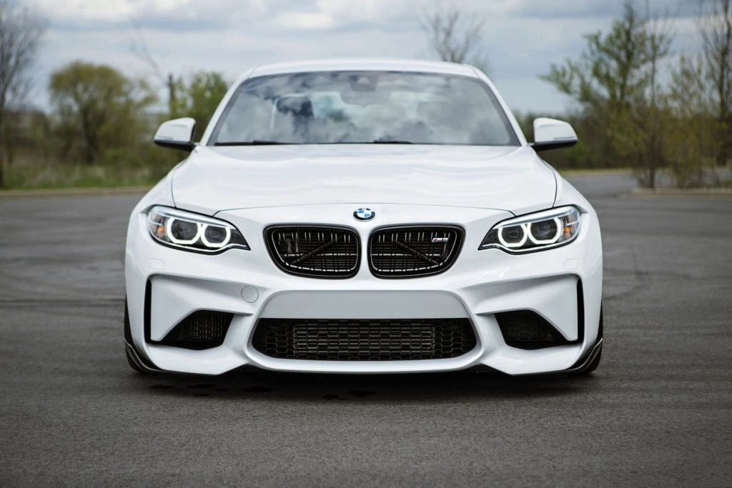 Carbon Pre-Preg M Performance Style Front Splitter Winglets for BMW M2 inc. Competition F87 (16-21)