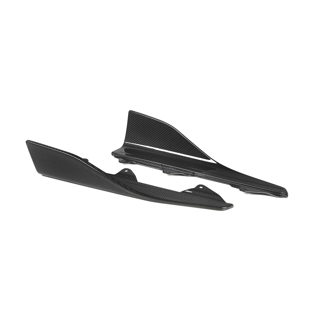 Carbon Pre-Preg M Performance Style Front Splitter Winglets for BMW M2 inc. Competition F87 (16-21)