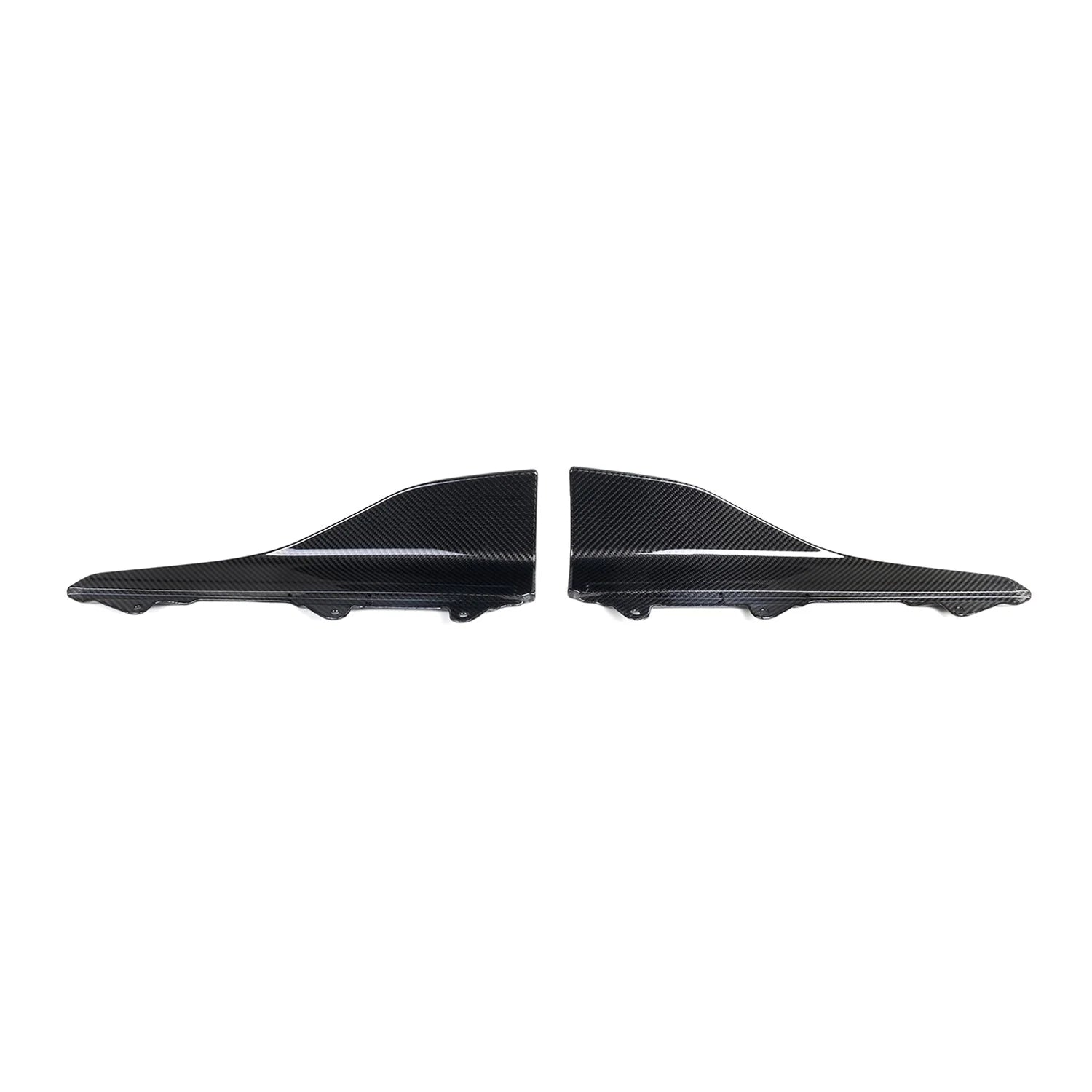 Carbon Pre-Preg M Performance Style Front Splitter Winglets for BMW M2 inc. Competition F87 (16-21)
