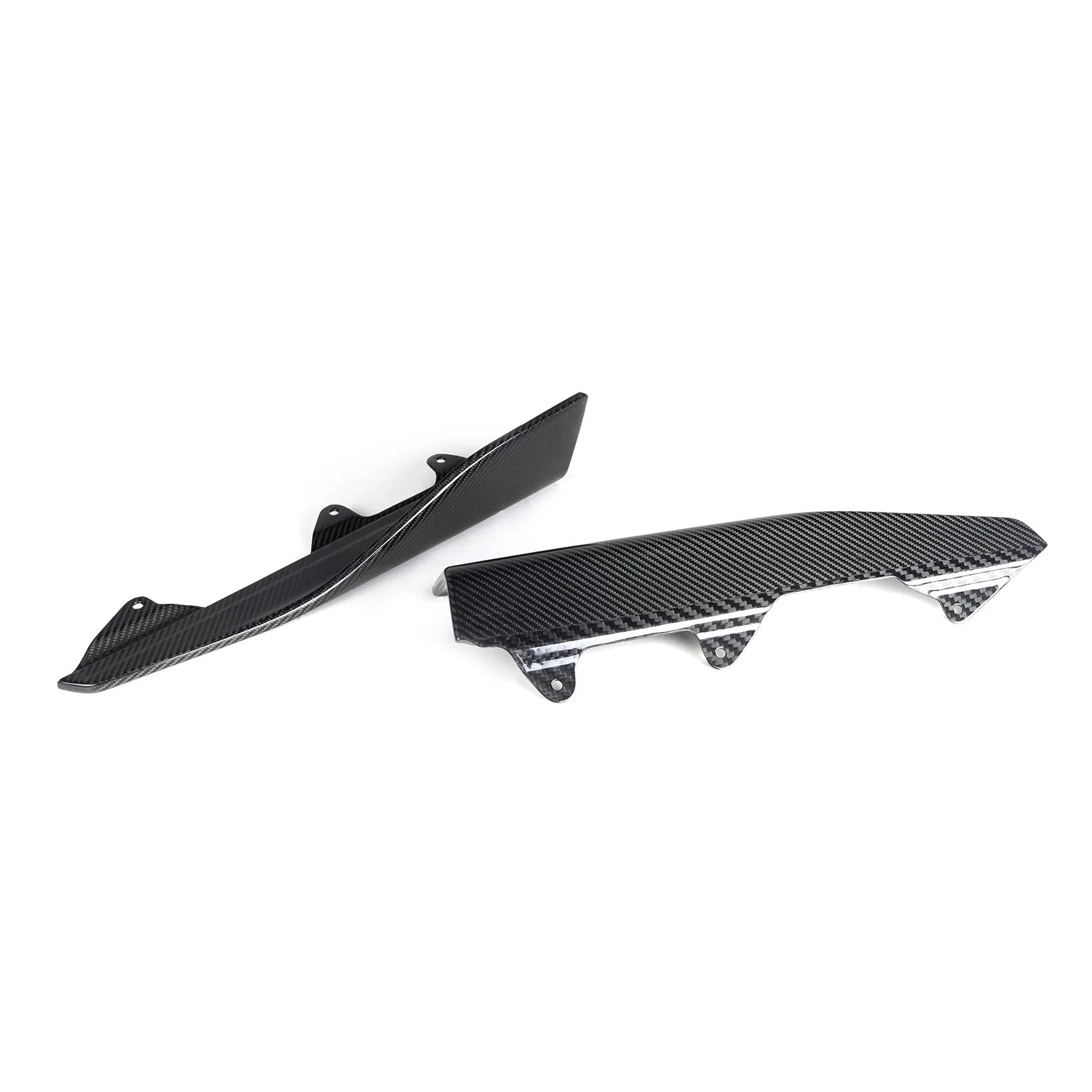 Carbon Pre-Preg M Performance Style Front Splitter Winglets for BMW M2 inc. Competition F87 (16-21)
