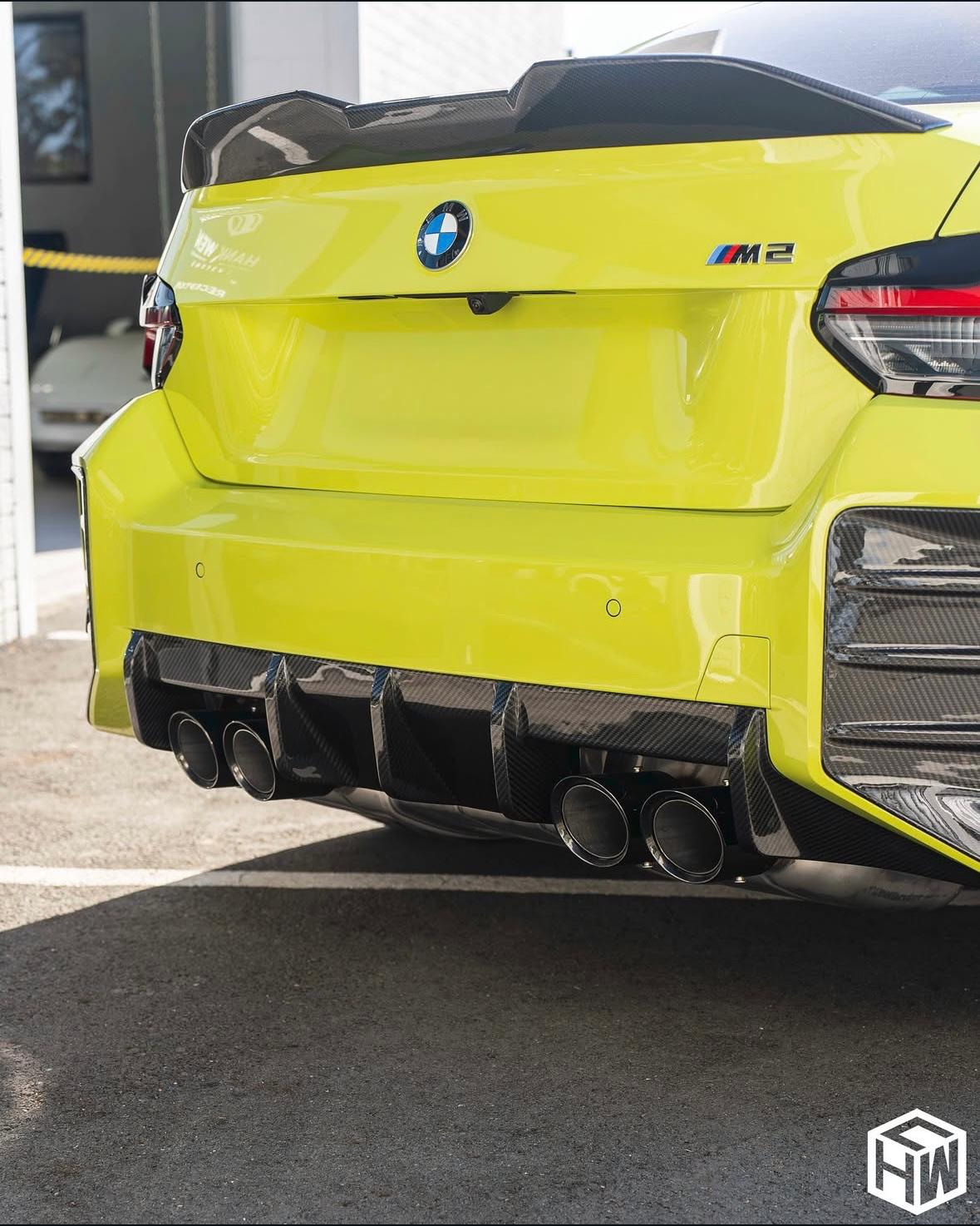 Carbon Pre-Preg M Performance Style Trunk Lip Spoiler for BMW M2 G87 & 2-Series G42 - 0