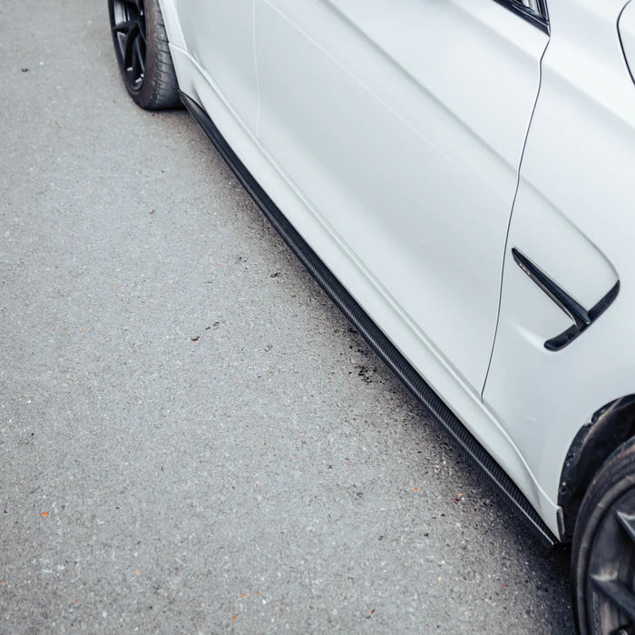 Carbon Pre-Preg M Performance Style Side Splitters for BMW M3 F80 M4 F82 F83 - 0
