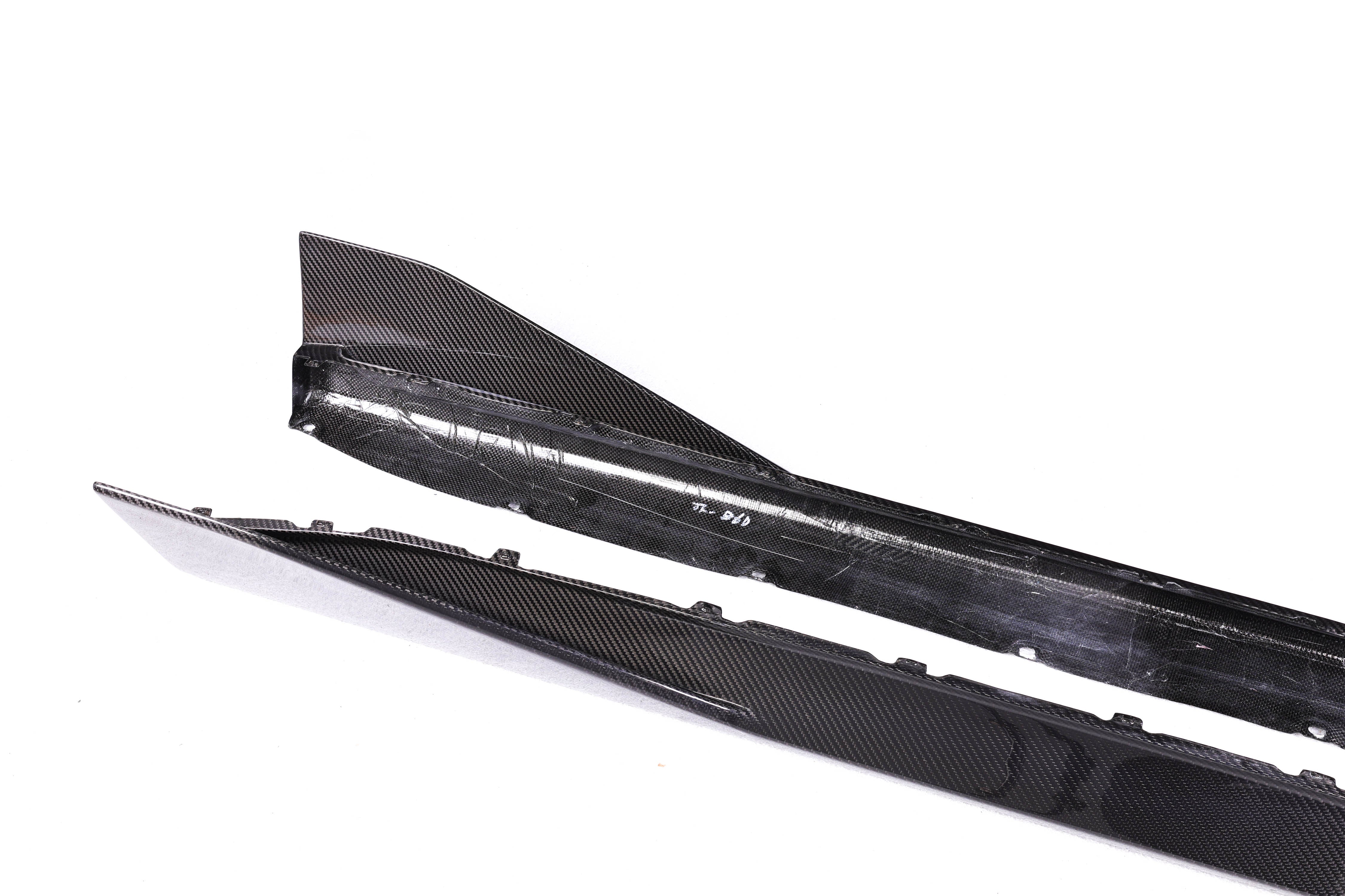 Carbon Pre-Preg M Performance Style Side Splitters for BMW M3 G80 G81