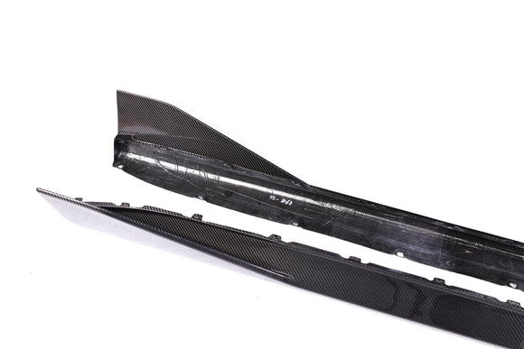 Carbon Pre-Preg M Performance Style Side Splitters for BMW M3 G80 G81 - MODE Auto Concepts