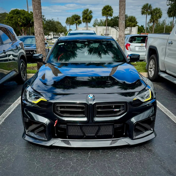 Carbon Pre-Preg MHC Style Front Splitter for BMW M2 G87 - MODE Auto Concepts