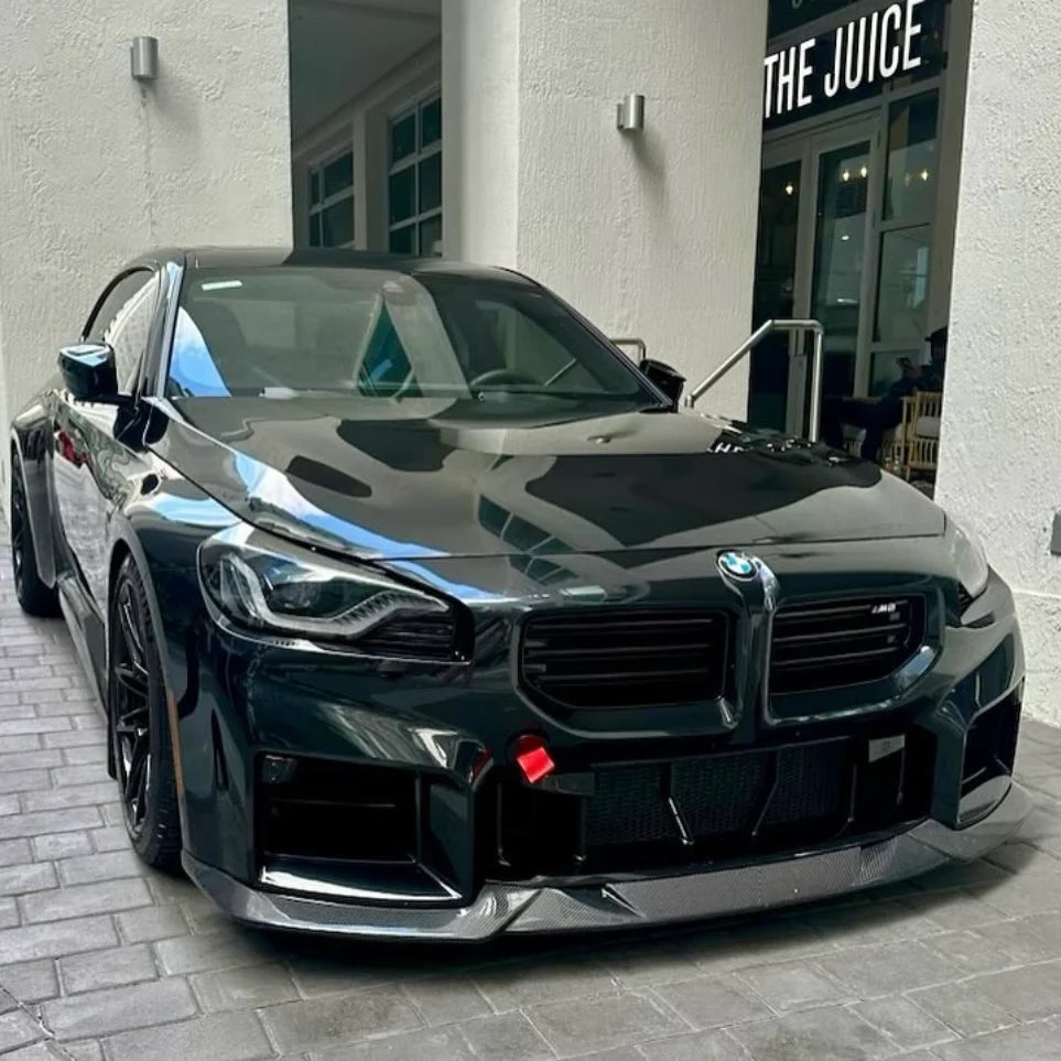Carbon Pre-Preg MHC Style Front Splitter for BMW M2 G87 - 0