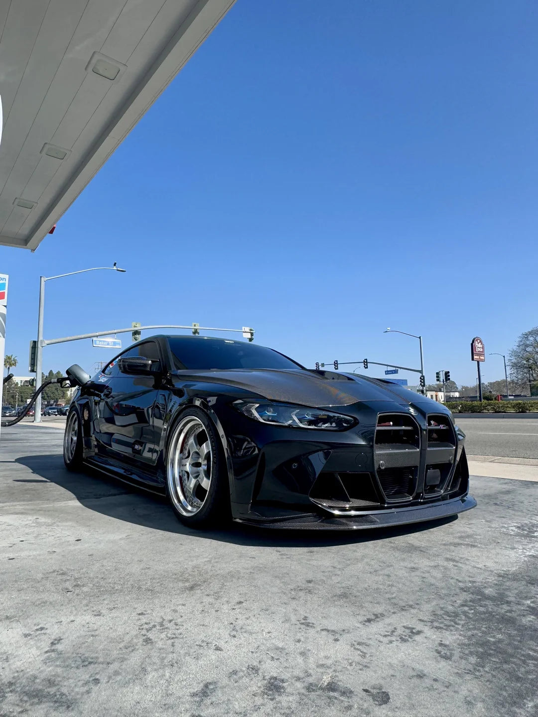 Carbon Pre-Preg MHC Style Front Splitter for BMW M3 G80 G81 M4 G82 G83