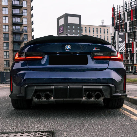 Carbon Pre-Preg M Performance Style Rear Diffuser for BMW M3 G80 G81 M4 G82 G83 - MODE Auto Concepts