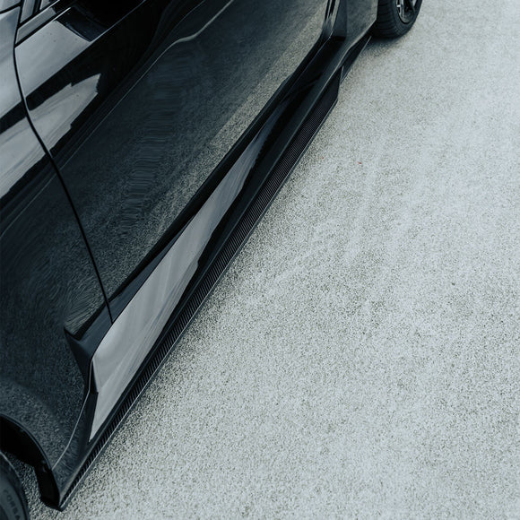 Carbon Pre-Preg MHC Style Side Splitters for BMW M2 G87 - MODE Auto Concepts