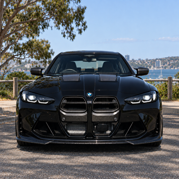 Carbon Pre-Preg N Style Front Splitter for BMW M3 G80 G81 M4 G82 G83