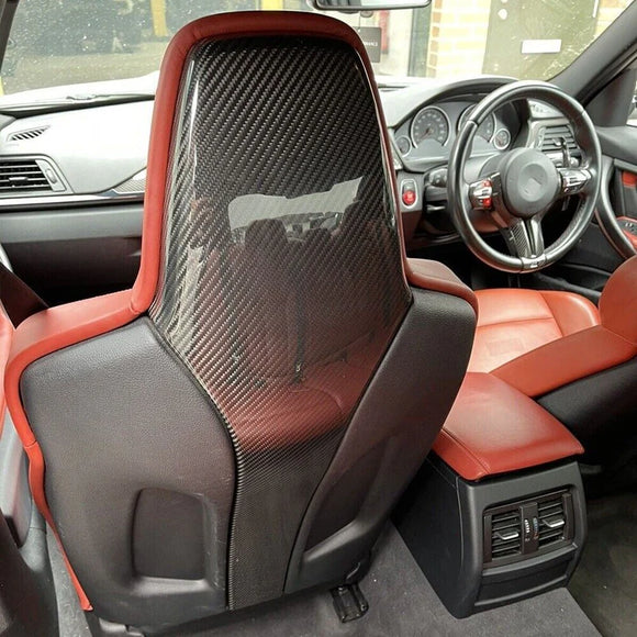 Carbon Pre-Preg Seat Back Front & Rear Trim Set for BMW M3 F80 M4 F82 F83 & M2 Competition F87 - MODE Auto Concepts