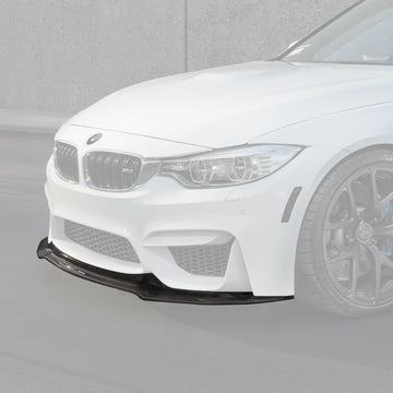 Carbon Pre-Preg V Style Front Splitter for BMW M3 F80 M4 F82 F83 - MODE Auto Concepts
