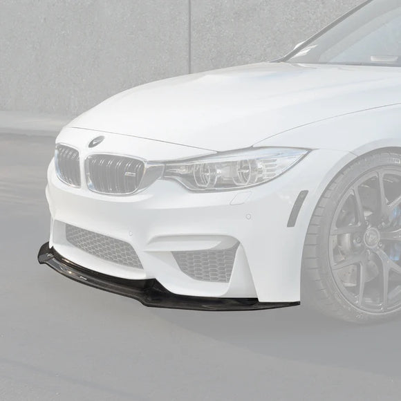 Carbon Pre-Preg V Style Front Splitter for BMW M3 F80 M4 F82 F83 - MODE Auto Concepts