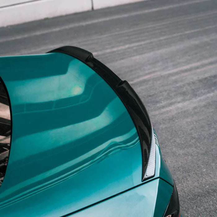 Carbon Pre-Preg V Style Trunk Lip Spoiler for BMW M2 G87 & 2-Series G42 - 0