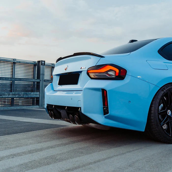 Carbon Pre-Preg V Style Trunk Lip Spoiler for BMW M2 G87 & 2-Series G42
