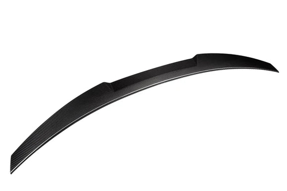 Carbon Pre-Preg V Style Trunk Lip Spoiler for BMW M4 G82 G83 & 4-Series G22 - MODE Auto Concepts