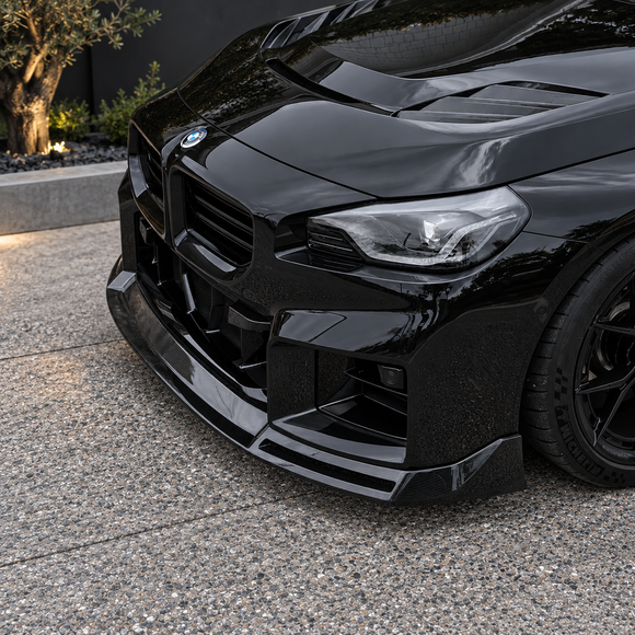Carbon Pre-Preg V Style Front Splitter for BMW M2 G87