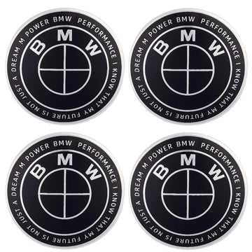 Emblex BMW LTD. Edition Black Style Wheel Center Cap 68mm for BMW 1 2 3 4 5 6 7 8-Series 1M M2 M3 M4 X5M X6M Z3 Z4 Z8 - MODE Auto Concepts