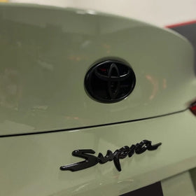 Emblex Gloss Black Supra Rear Badge Emblem for Toyota Supra A90 - MODE Auto Concepts