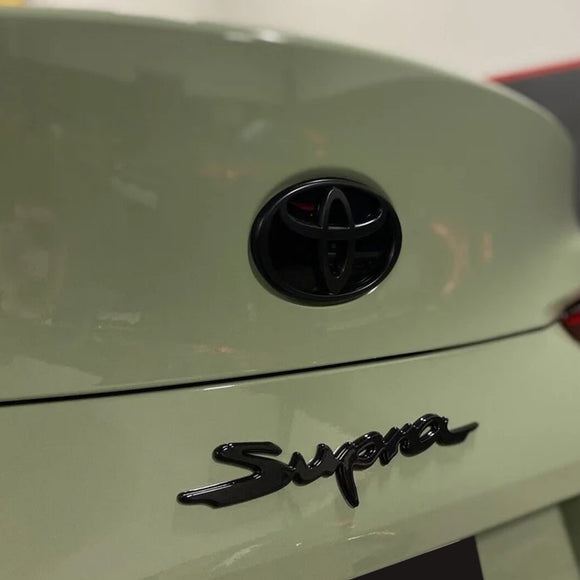 Emblex Gloss Black Supra Rear Badge Emblem for Toyota Supra A90 - MODE Auto Concepts