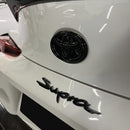 Emblex Gloss Black Toyota Rear Badge Emblem for Toyota Supra A90 - MODE Auto Concepts