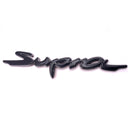 Emblex Gloss Black w. Chrome Outer Supra Rear Badge Emblem for Toyota Supra A90 - MODE Auto Concepts