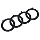 Emblex Audi Style Rings Gloss Black Front Grille Badge Emblem for Audi A3 S3 RS3 8V A4 S4 RS4 B8 A5 A5 RS5 B8 - MODE Auto Concepts