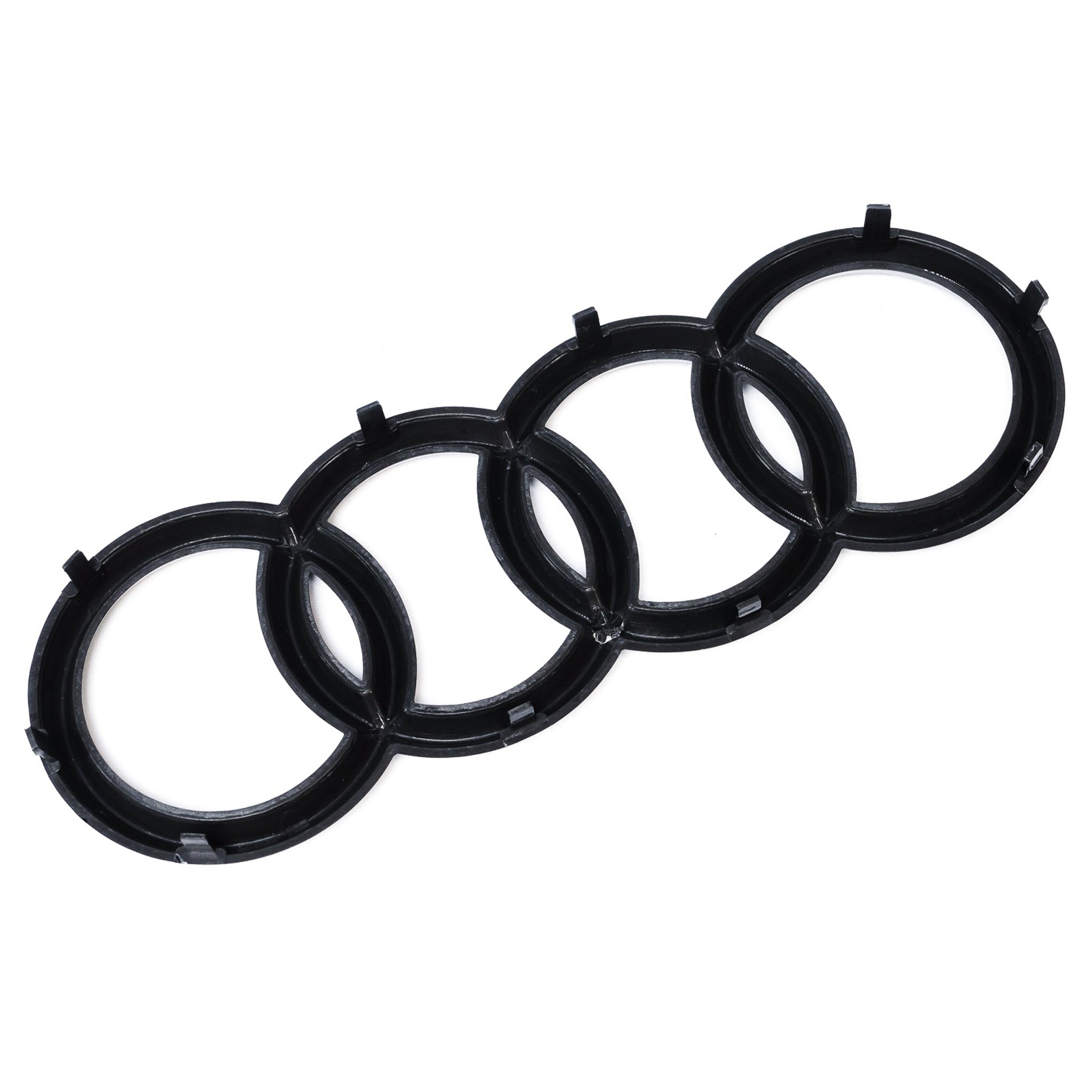 Exon Audi Style Rings Gloss Black Front Grille Badge Emblem for Audi A3 S3 RS3 8V A4 S4 RS4 B8 A5 A5 RS5 B8