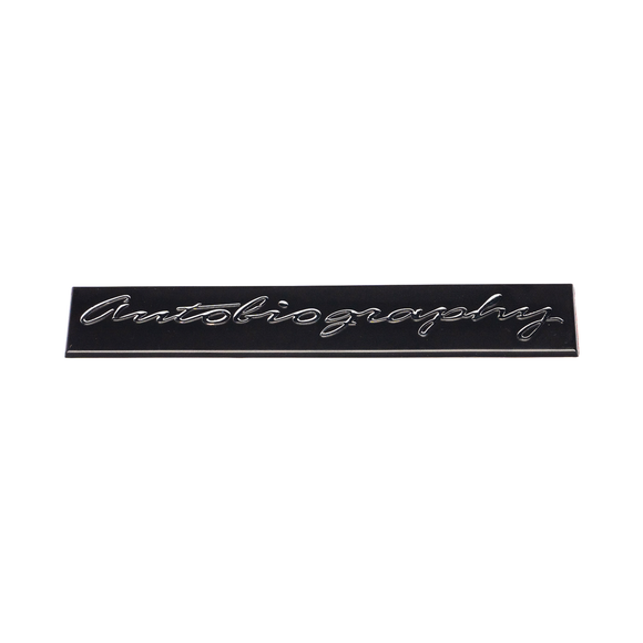 Emblex Autobiography Style Gloss Black Rear Trunk Badge Emblem for Range Rover Sport L494 - MODE Auto Concepts