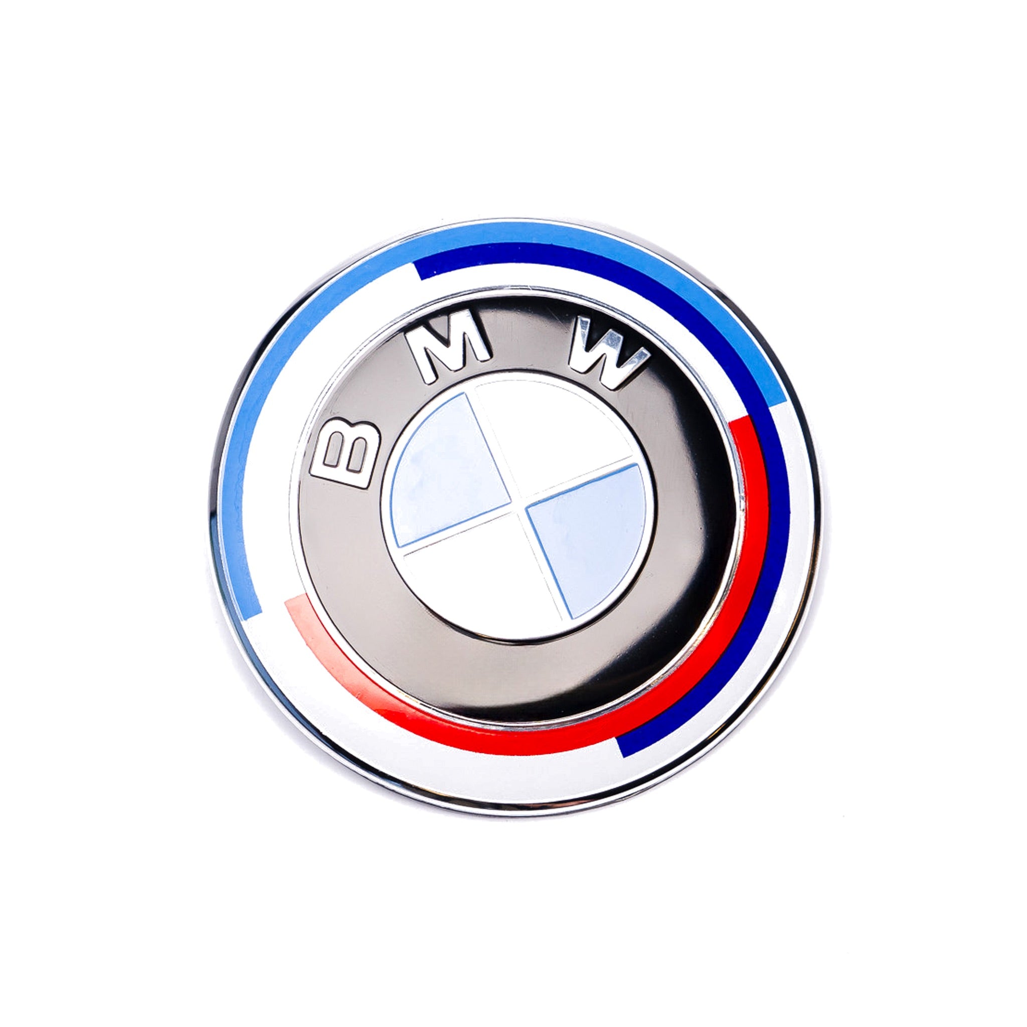 Exon BMW 50th Anniversary Style Trunk Badge Emblem for BMW 1 2 3 4 5 6 7 8-Series 1M M2 M3 M4 M5 M6 M8